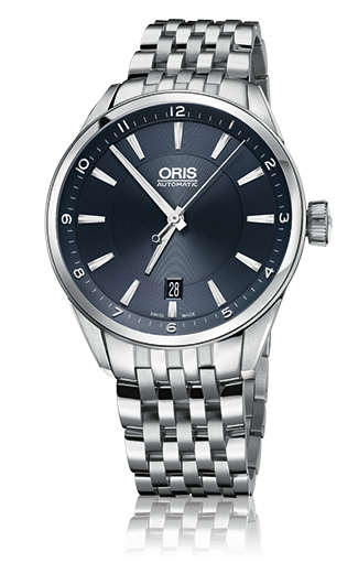 Oris 01 733 7713 4035-07 8 19 80 : Artix Date 39 Stainless Steel / Blue / Bracelet