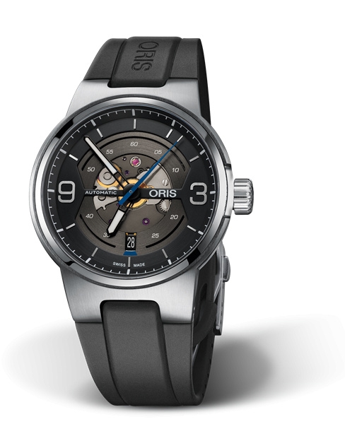 Oris 01 733 7716 4164-07 4 24 50FC : Williams Engine Date 42 Stainless Steel / Rubber