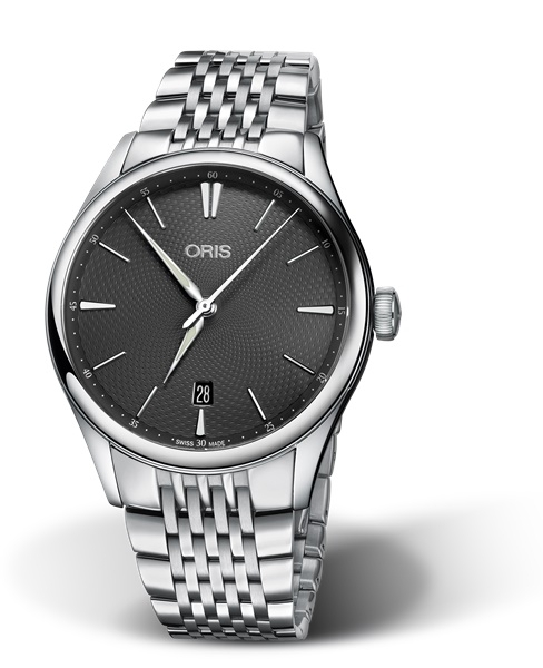 Oris 01 733 7721 4053-07 8 21 79 : Artelier Date 40 Stainless Steel / Grey / Bracelet