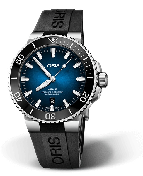 Oris 01 733 7730 4185-Set RS : Aquis Clipperton Limited Edition / Rubber