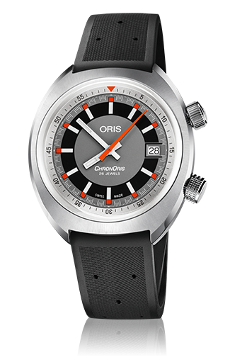 Oris 01 733 7737 4053-07 4 19 01FC : Chronoris Date / Grey / Rubber