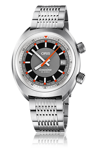 Oris 01 733 7737 4053-07 8 19 01 : Chronoris Date / Grey / Bracelet