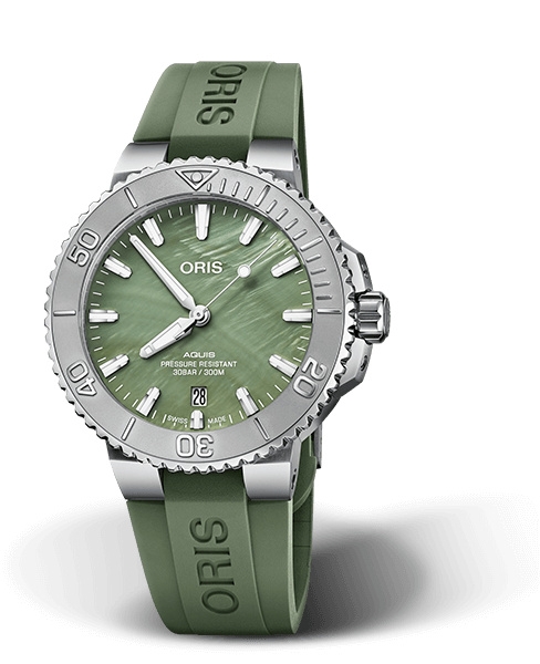 Oris 01 733 7766 4187-Set : Aquis Date 41.5 New York Harbor