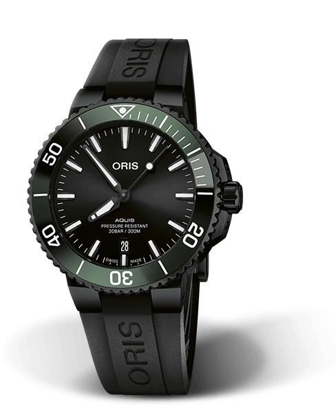 Oris 01 733 7766 4734-Set : Aquis Date 41.5 Watches of Swizerland