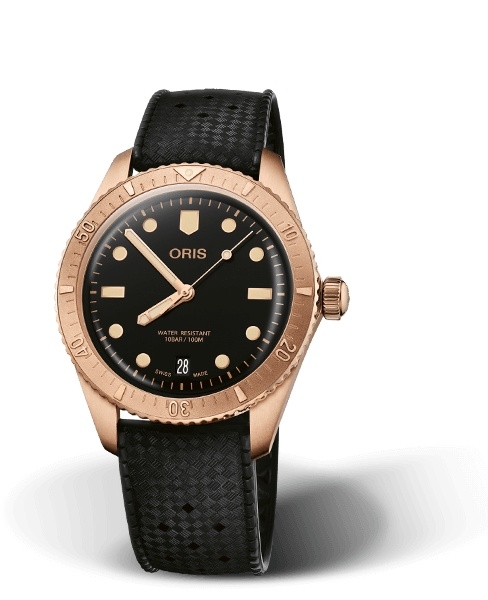 Oris 01 733 7771 3154-07 4 19 18BR : Divers Sixty-Five 38 Cotton Candy Sepia / Tropic