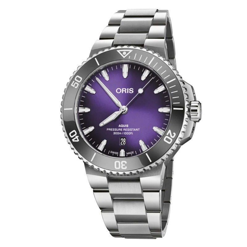 Oris 01 733 7789 4158-07 8 23 04PEB : Aquis Date 43.5 Taste of Summer