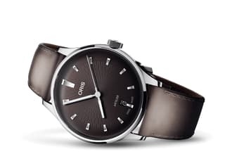 Oris 01 733 7810 4054-07 6 20 18FC : Artelier Date Stainless Steel / Chocolate Black