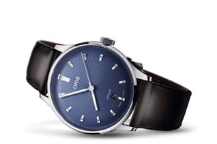 Oris 01 733 7810 4055-07 6 20 17 FC : Artelier Date Stainless Steel / Blue