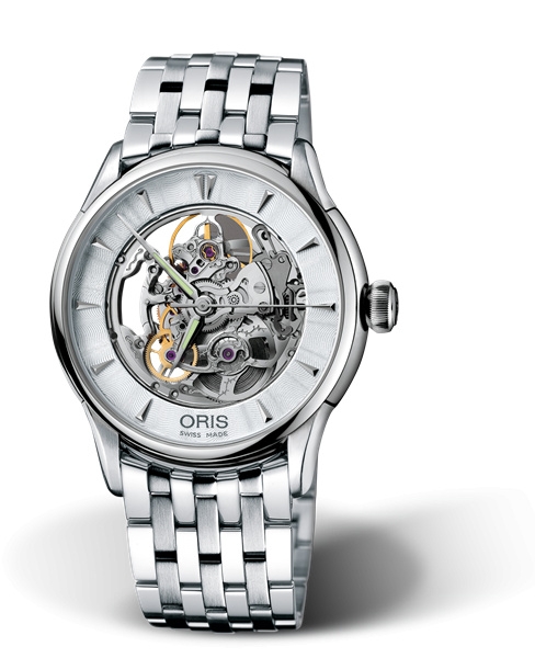 Oris 01 734 7591 4051-07 8 21 73 : Artelier Skeleton 40 Stainless Steel / Bracelet