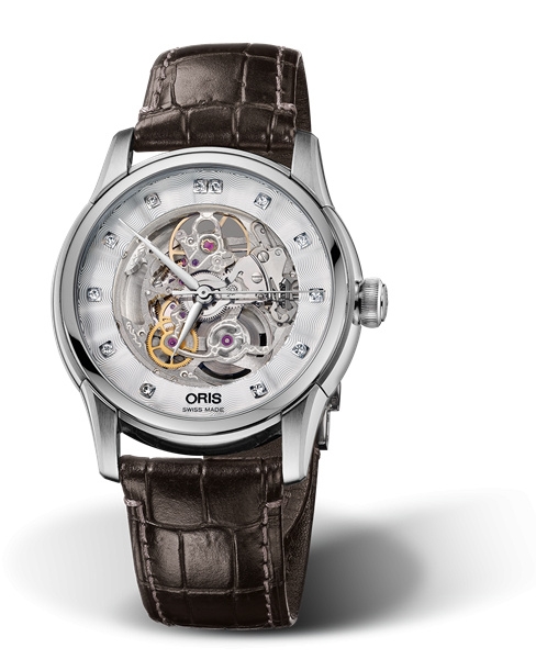 Oris 01 734 7670 4019-07 1 21 73FC : Artelier Skeleton 40.5 Diamonds