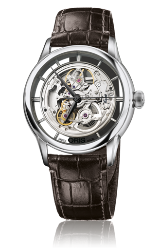 Oris 01 734 7684 4051-07 5 21 70FC : Artelier Translucent Skeleton Stainless Steel