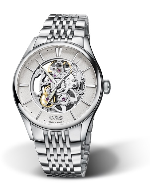 Oris 01 734 7721 4051-07 8 21 79 : Artelier Skeleton 40 Stainless Steel / Bracelet