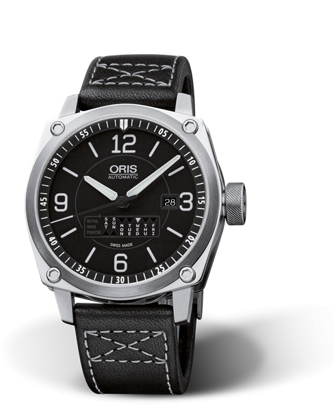 Oris 01 735 7617 4164-07 5 22 58FC : BC4 Retrograde Day Stainless Steel / Black