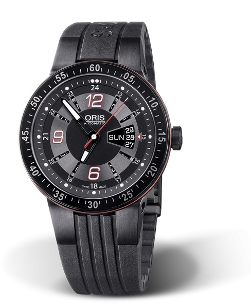 Oris 01 735 7634 4764-07 4 24 44BNE : WilliamsF1 Team Day Date 44 PVD / Black / Rubber