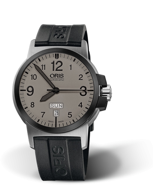 Oris 01 735 7641 4361-07 4 22 05 : BC3 Advanced Day Date Stainless Steel - DLC / Grey / Rubber