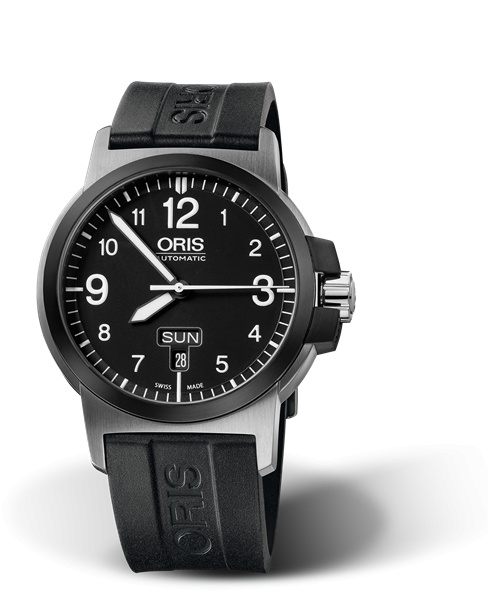 Oris 01 735 7641 4364-07 4 22 05 : BC3 Advanced Day Date Stainless Steel - DLC / Black / Rubber