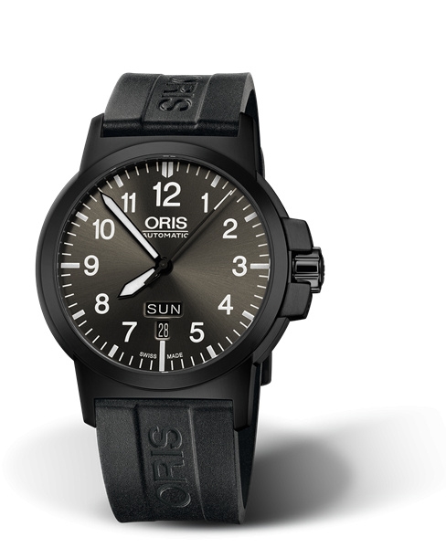 Oris 01 735 7641 4733-07 4 22 05B : BC3 Advanced Day Date DLC / Black / Fabric