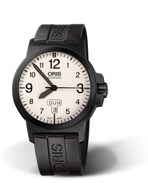 Oris 01 735 7641 4766-07 4 22 05B : BC3 Advanced Day Date DLC / White / Rubber