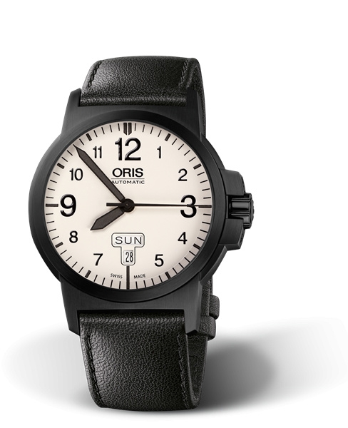 Oris 01 735 7641 4766-07 5 22 56B : BC3 Advanced Day Date DLC / White / Leather
