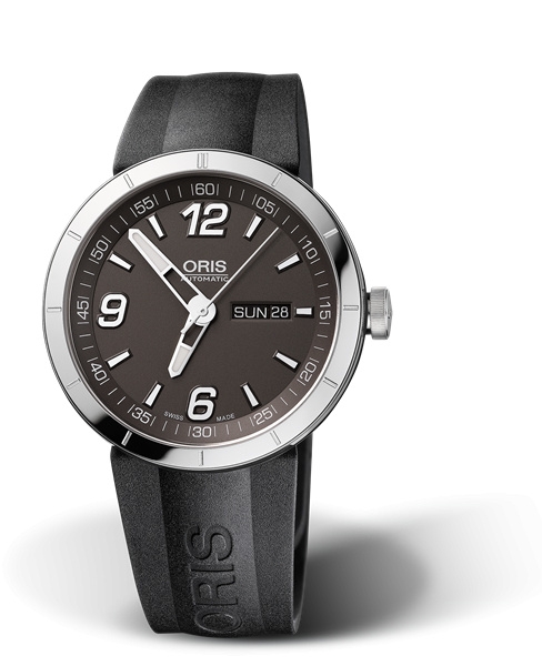 Oris 01 735 7651 4163-07 4 25 06 : TT1 Day Date Stainless Steel / Grey / Rubber
