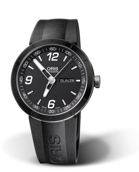 Oris 01 735 7651 4174-07 4 25 06 : TT1 Day Date Stainless Steel - Ceramic / Black / Rubber