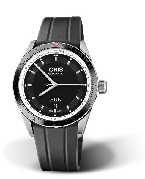 Oris 01 735 7662 4154-07 4 21 20FC : Artix GT Day Date Stainless Steel - Ceramic / Black / Rubber