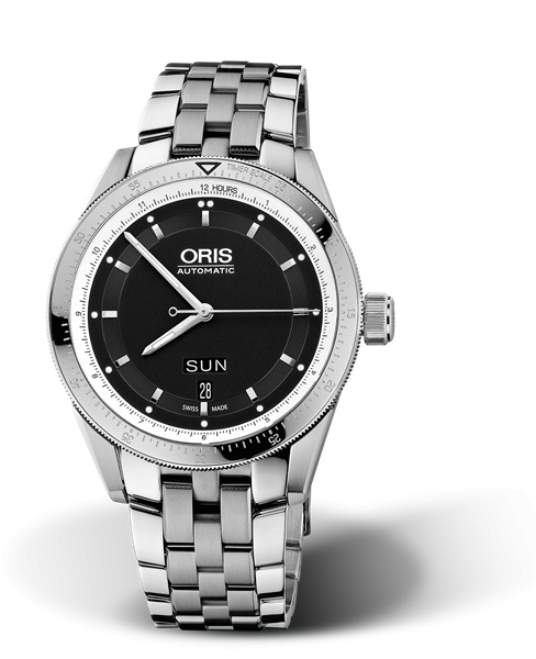 Oris 01 735 7662 4174-07 8 21 85 : Artix GT Day Date Stainless Steel / Black / Bracelet
