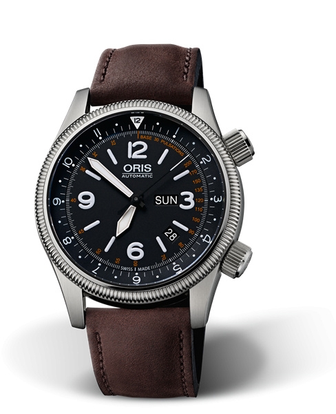 Oris 01 735 7672 4084-Set LS : Big Crown Royal Flying Doctor Service Stainless Steel / Black