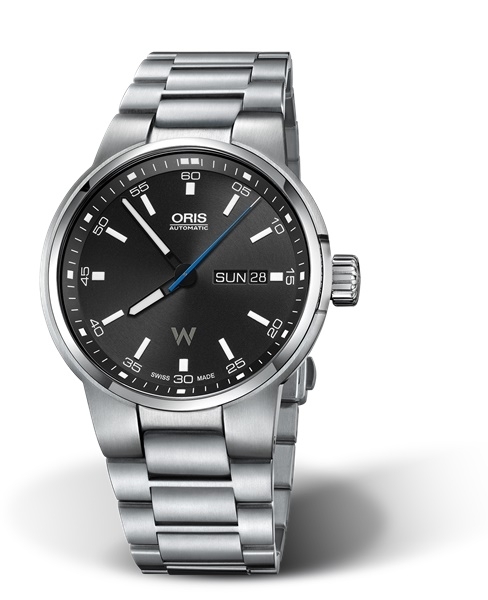 Oris 01 735 7716 4154-07 8 24 50 : Williams Day Date 42 Stainless Steel / Black / Bracelet