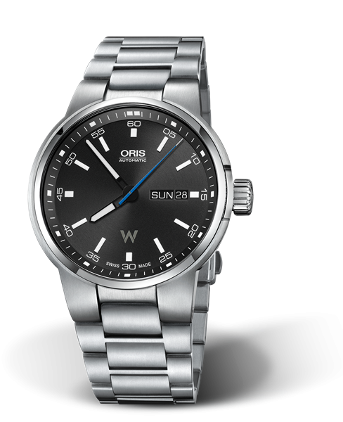 Oris 01 735 7740 4154-07 8 24 50S : Williams Day Date 42 Stainless Steel / Grey / Bracelet