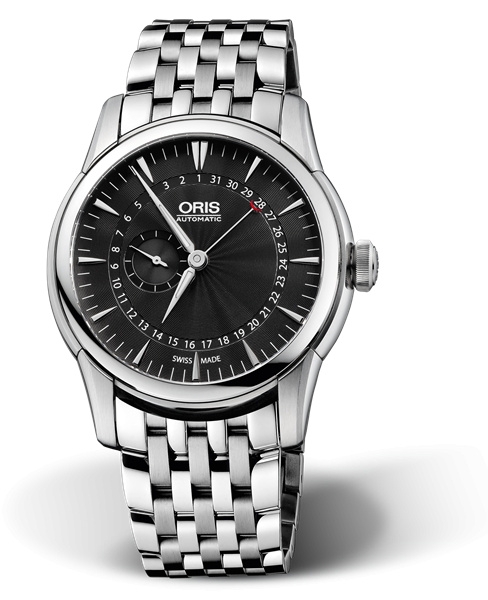 Oris 01 744 7665 4054-07 8 22 77 : Artelier Small Second Pointer Day 42 Stainless Steel / Black / Bracelet
