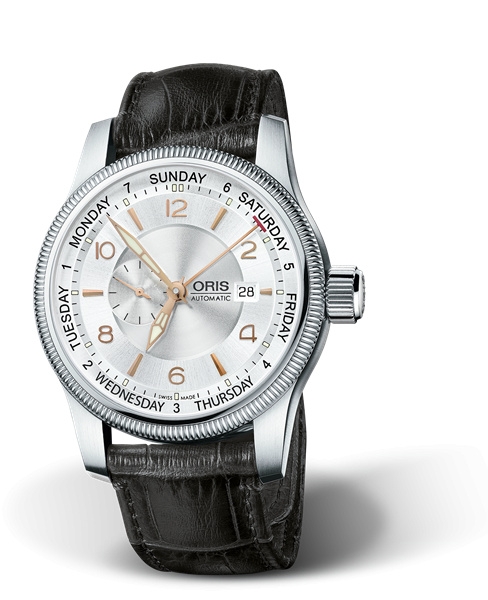 Oris 01 745 7629 4061-07 5 22 76FC : Big Crown Small Second Pointer Day Stainless Steel / Silver