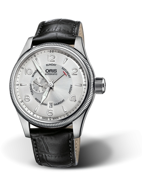 Oris 01 745 7688 4061-07 5 22 76FC : Big Crown Small Second Pointer Day Stainless Steel / Silver
