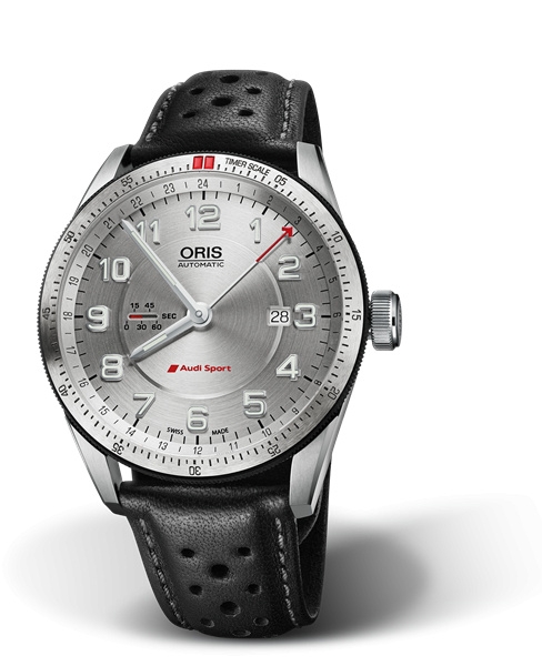 Oris 01 747 7701 4461-07 5 22 87FCS : Audi Sport GMT Stainless Steel / Silver