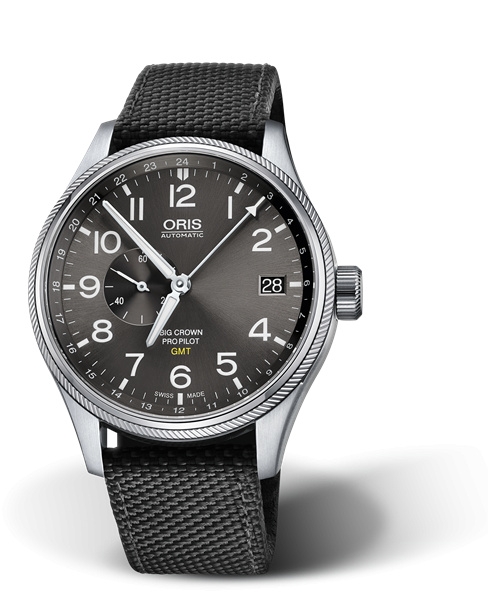 Oris 01 748 7710 4063-07 5 22 15FC : Big Crown ProPilot GMT Stainless Steel / Grey