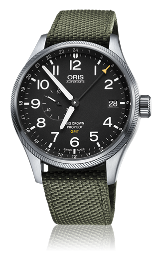 Oris 01 748 7710 4164-07 5 22 14FC : Big Crown ProPilot GMT Stainless Steel / Black