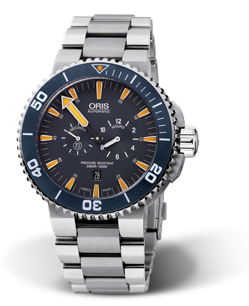 Oris 01 749 7663 7185-Set MB : Aquis Tubbataha Limited Edition / Rubber