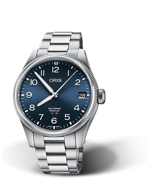 Oris 01 751 7761 4015-07 8 20 08P : Big Crown ProPilot Big Date Stainless Steel / Blue
