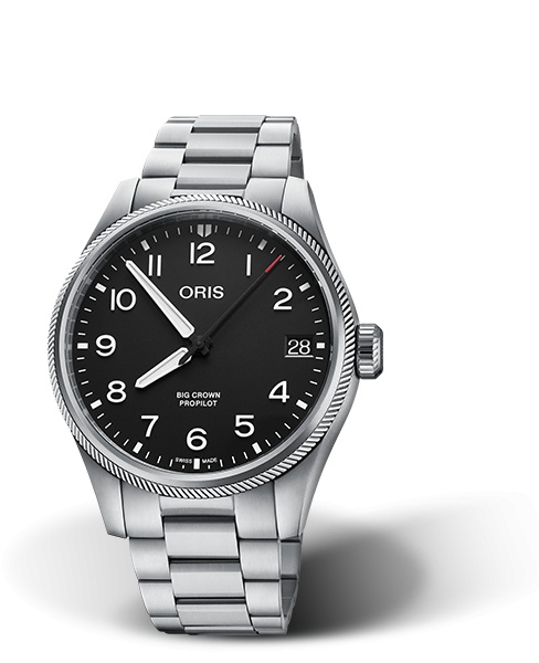 Oris 01 751 7761 4164-07 8 20 08 : Big Crown ProPilot Big Date Stainless Steel / Black / Bracelet