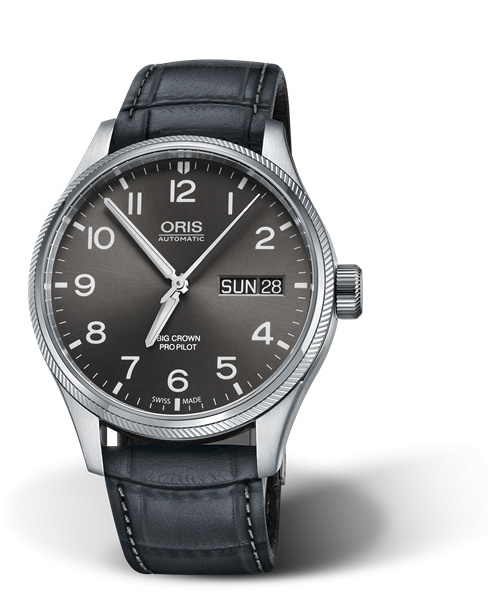 Oris 01 752 7698 4063-07 5 22 06FC : Big Crown ProPilot Big Day Date Stainless Steel / Grey