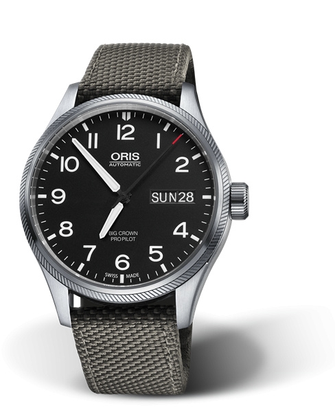 Oris 01 752 7698 4164-07 5 22 17FC : Big Crown ProPilot Big Day Date Stainless Steel / Black