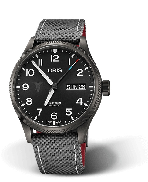 Oris 01 752 7698 4214-Set : Big Crown ProPilot Big Day Date Unité Spéciale Police Luxembourgh