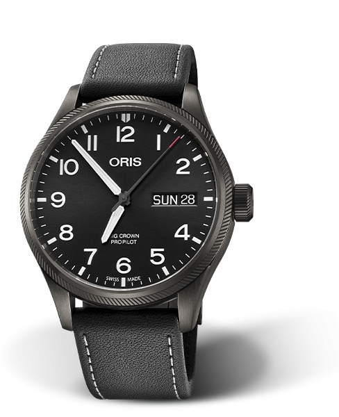 Oris 01 752 7698 4264-07 5 22 19GFC : Big Crown ProPilot Big Day Date PVD / Black