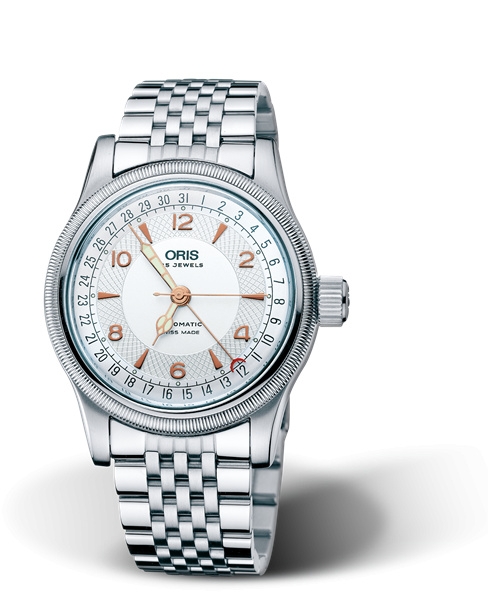 Oris 01 754 7543 4061-07 8 20 61 : Big Crown Original Pointer Date 40 Stainless Steel / Silver/ Bracelet
