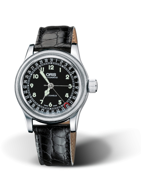 Oris 01 754 7551 4064-07 5 18 53 : Big Crown Pointer Date 36 Stainless Steel / Black