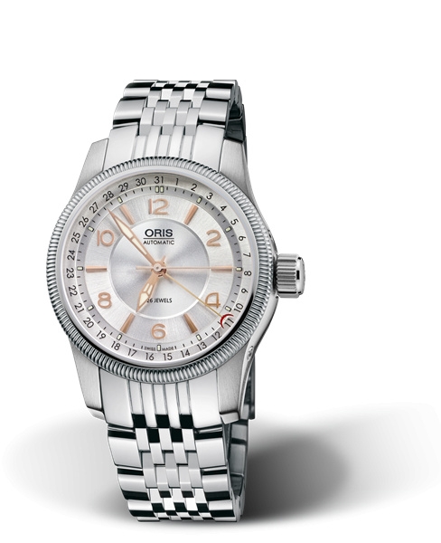 Oris 01 754 7628 4061-07 8 20 76 : Big Crown Pointer Date 40 Stainless Steel / Silver / Bracelet