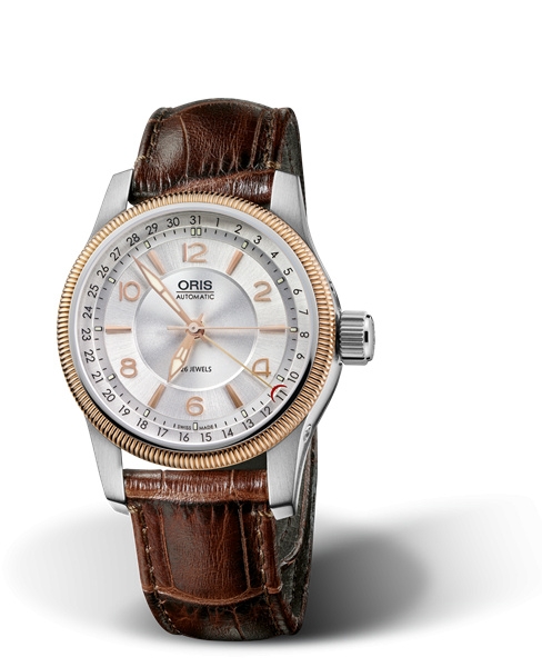Oris 01 754 7628 4361-07 5 20 77FC : Big Crown Pointer Date 40 Stainless Steel - Rose Gold / Silver
