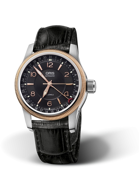 Oris 01 754 7628 4364-07 5 20 76FC : Big Crown Pointer Date 40 Stainless Steel - Rose Gold / Black