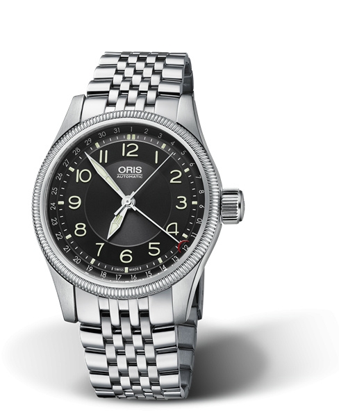 Oris 01 754 7679 4034-07 8 20 30 : Big Crown Pointer Date 40 Stainless Steel / Black / Bracelet