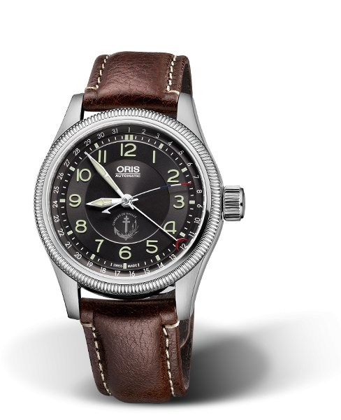 Oris 01 754 7679 4084-Set LS : Big Crown Pointer Date 40 Stainless Steel / PA Charles de Gaulle